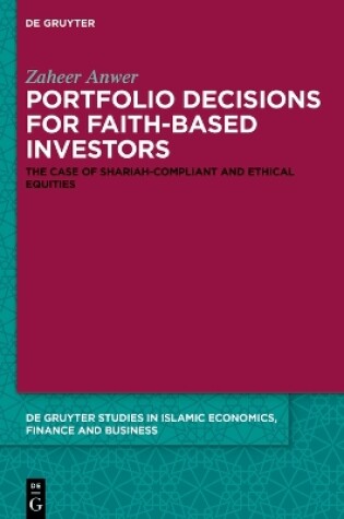 Cover of Portfolio Decisions for Faith-Based Investors