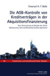Book cover for Die Agb-Kontrolle Von Kreditvertraegen in Der Akquisitionsfinanzierung