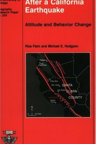 Cover of After a California Earthquake