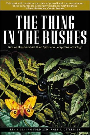 Book cover for The Thing in the Bushes