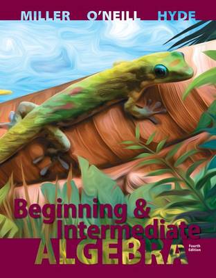 Book cover for Beginning and Intermediate Algebra with Aleks 52 Week Access Card