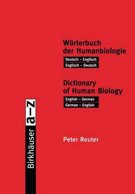 Book cover for Wörterbuch Der Humanbiologie / Dictionary of Human Biology