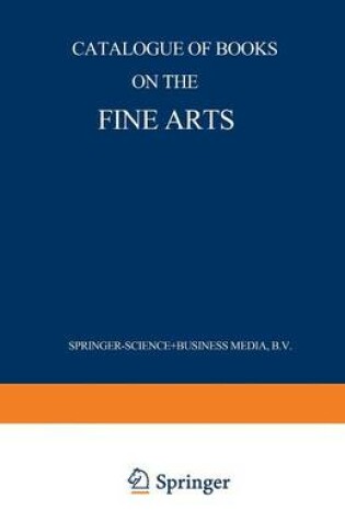 Cover of Catalogue of Books on the Fine Arts