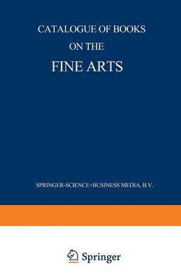 Book cover for Catalogue of Books on the Fine Arts