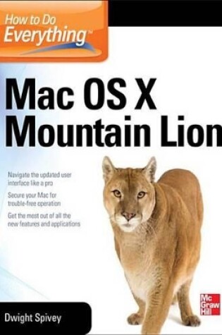 Cover of How to Do Everything Mac OS X Mountain Lion