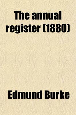 Book cover for The Annual Register Volume 121