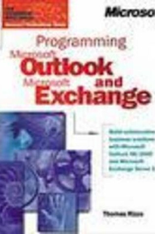Cover of Programming Microsoft Outlook and Microsoft Exchange