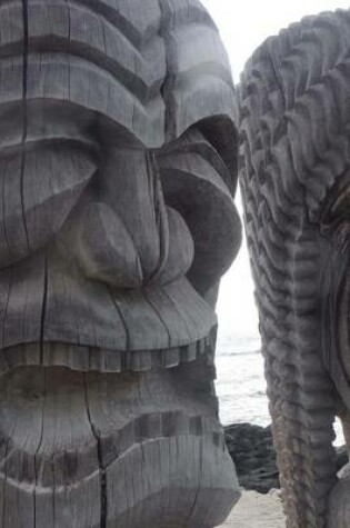 Cover of Tiki Carvings on the Beach, Hawaii