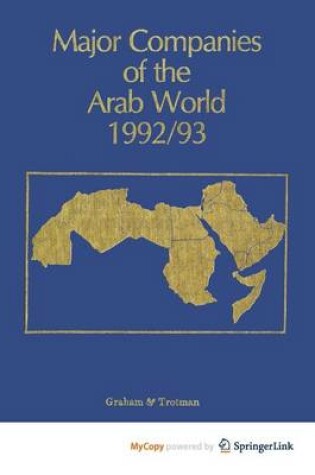 Cover of Major Companies of Arab World 1992