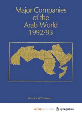 Book cover for Major Companies of Arab World 1992