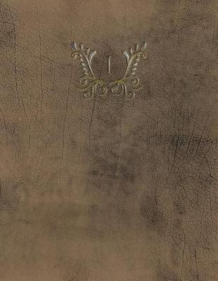 Cover of Monogram "I" Sketchbook
