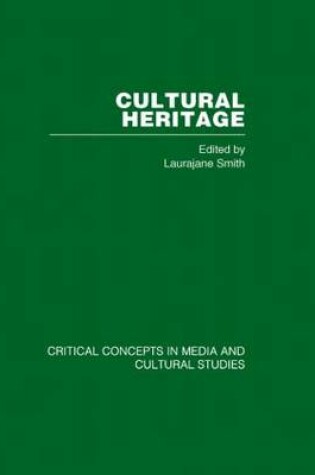 Cover of Cultural Heritage Vol3