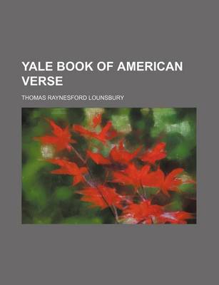 Book cover for Yale Book of American Verse