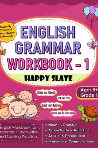 Cover of English Grammar Workbook - 1