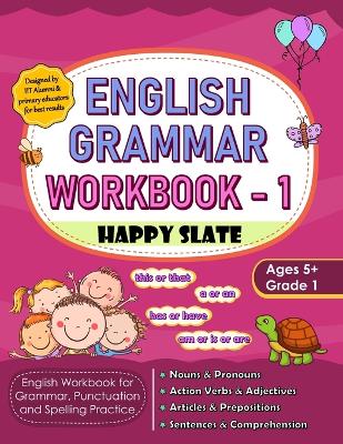 Book cover for English Grammar Workbook - 1