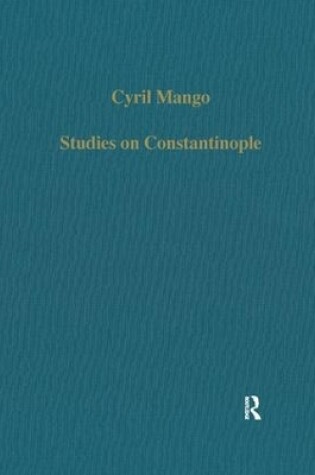 Cover of Studies on Constantinople