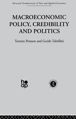 Book cover for Macroeconomic Policy, Credibility and Politics