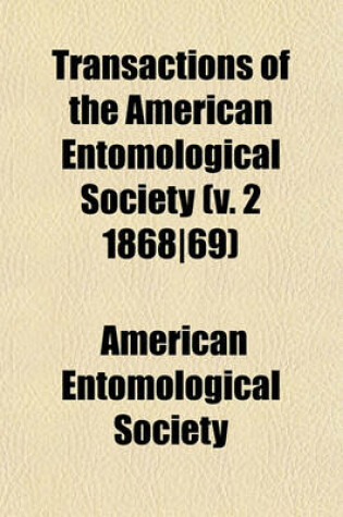 Cover of Transactions of the American Entomological Society Volume 28