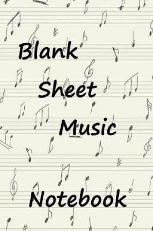 Cover of Blank Sheet Music Notebook