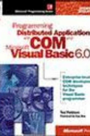 Cover of Programming Distributed Applications with COM and Microsoft Visual Basic