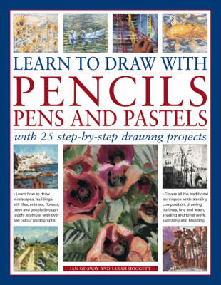 Book cover for Learn to Draw with Pencils, Pens and Pastels