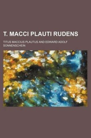 Cover of T. Macci Plauti Rudens