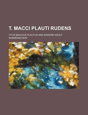 Book cover for T. Macci Plauti Rudens