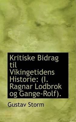 Book cover for Kritiske Bidrag Til Vikingetidens Historie