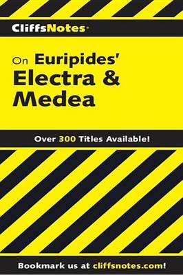 Book cover for Cliffsnotes on Euripides' Electra & Medea