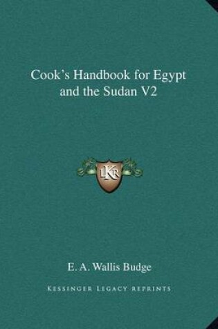 Cover of Cook's Handbook for Egypt and the Sudan V2