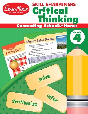 Cover of Skill Sharpeners: Critical Thinking, Grade 4 Workbook