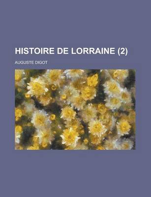 Book cover for Histoire de Lorraine (2)