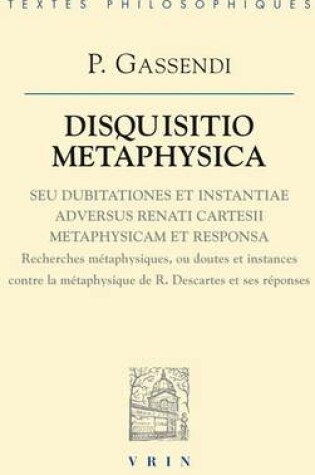 Cover of Disquisitio Metaphysica