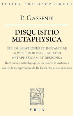 Cover of Disquisitio Metaphysica