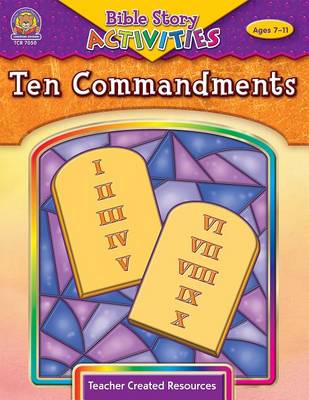 Book cover for Bible Stories & Activities: Ten Commandments