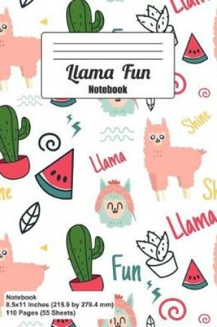 Cover of Llama Fun Notebook