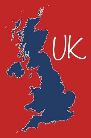 Cover of UK - National Colors 101 - Lined Notebook with Margins - 8.5X11