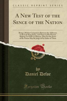 Book cover for A New Test of the Sence of the Nation