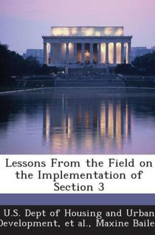 Cover of Lessons from the Field on the Implementation of Section 3