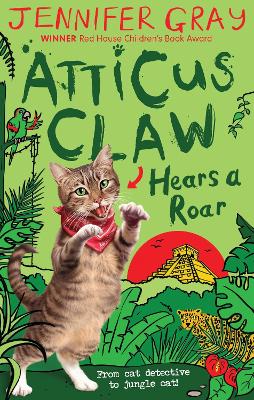 Book cover for Atticus Claw Hears a Roar