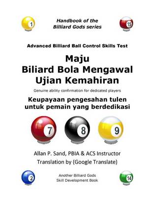 Book cover for Maju Biliard Bola Mengawal Ujian Kemahiran