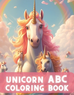 Book cover for Unicorn ABC Coloring Book