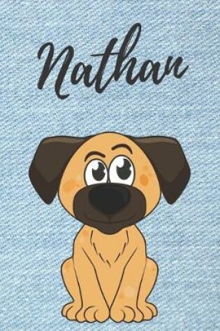 Cover of Nathan Hund-Malbuch / Notizbuch Tagebuch