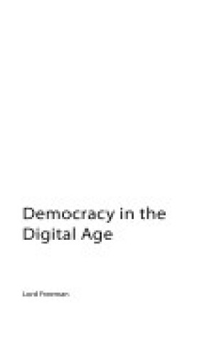 Cover of Democracy in the Digital Age