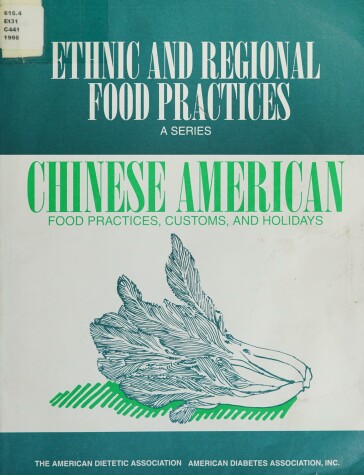 Cover of Chinese American Food Practces