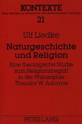 Cover of Naturgeschichte Und Religion