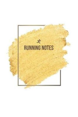 Cover of Running Notebook - Running Journal - Running Diary - Gift for Runner