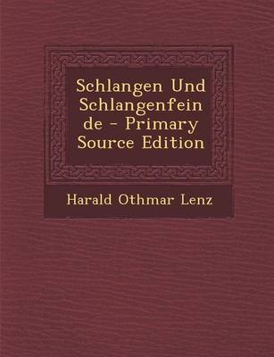 Book cover for Schlangen Und Schlangenfeinde