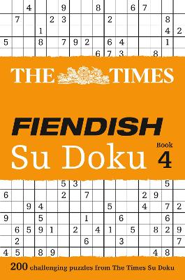Cover of The Times Fiendish Su Doku Book 4