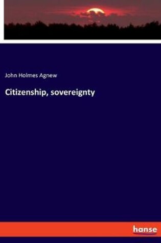 Cover of Citizenship, sovereignty